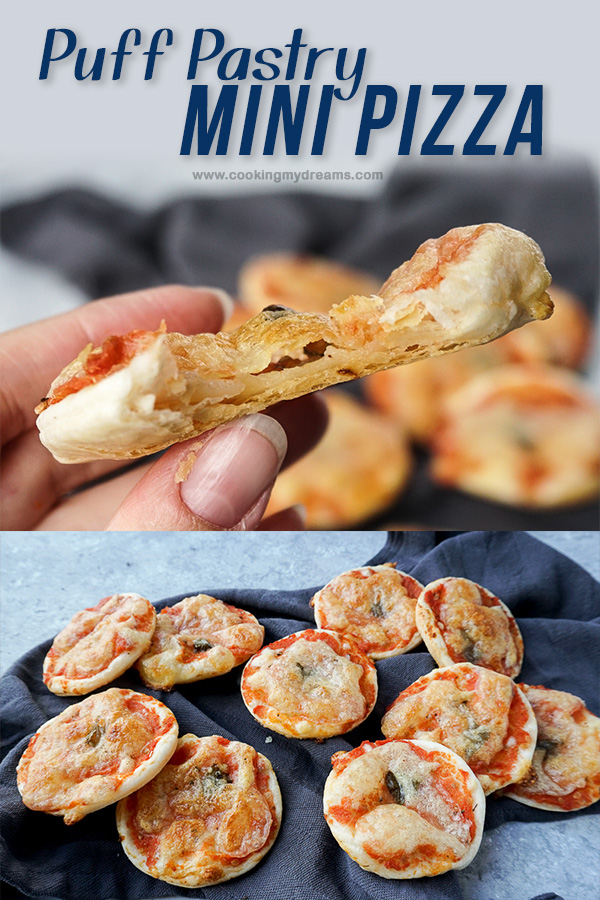 Puff Pastry Pizza Bites - Cooking My Dreams