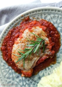 pork chop in tomato sauce