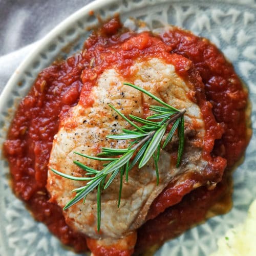 pork chop in tomato sauce