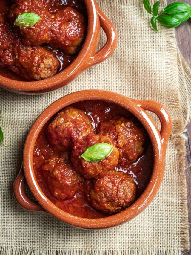 15 Minute Italian Meatballs