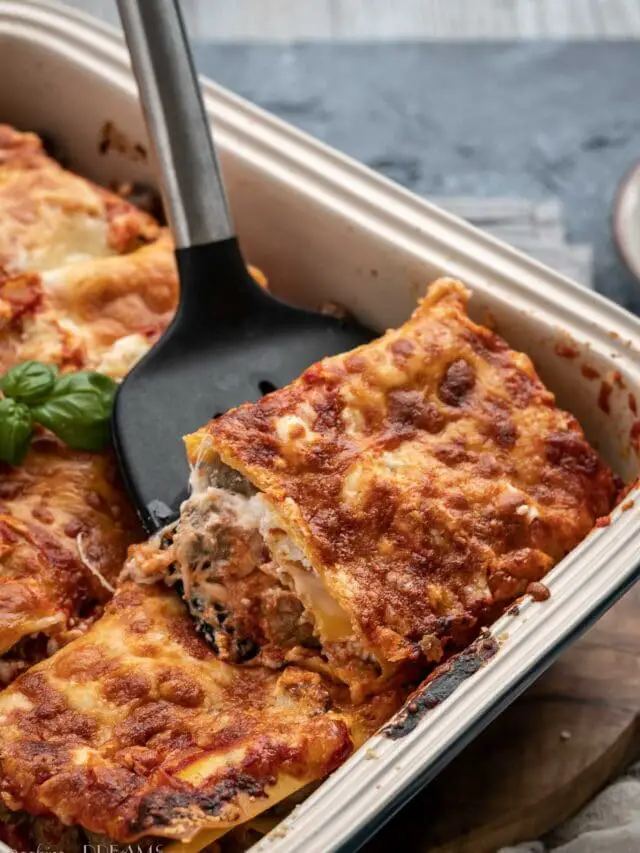 Southern Cheese and Meatball Lasagna