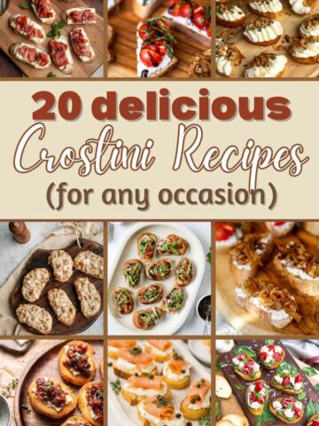 20 delicious crostini recipes.