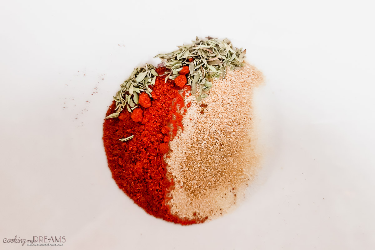 spices in a bowl.
