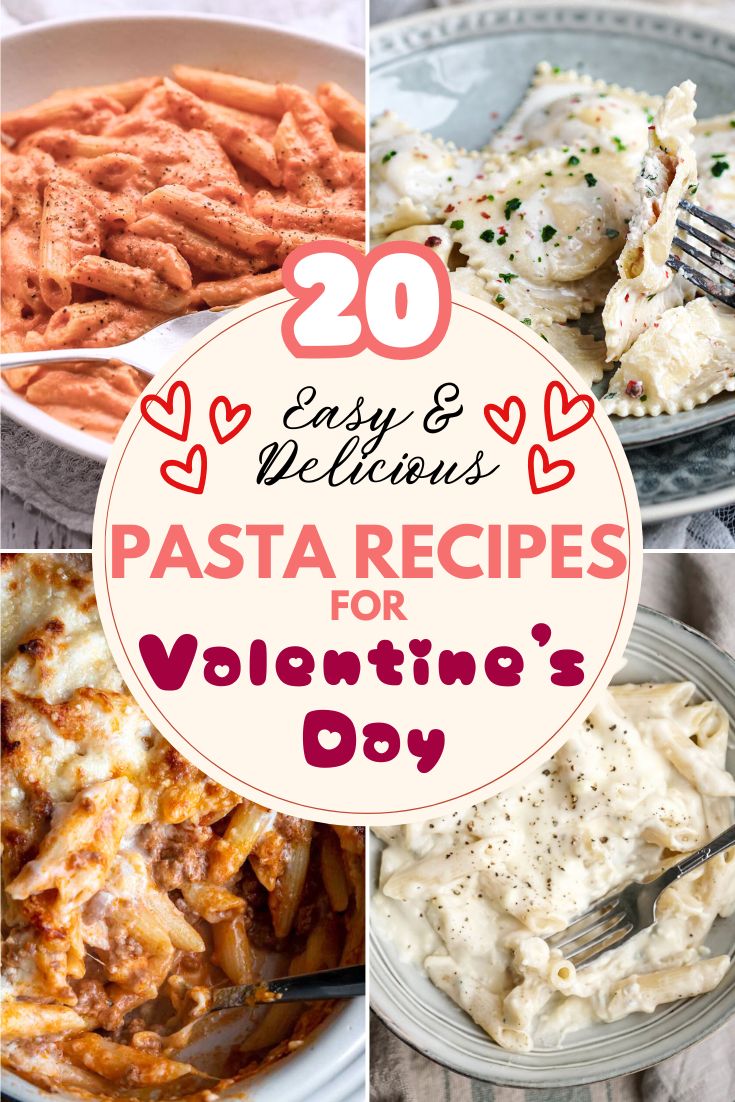pasta recipes collection for valentines day.
