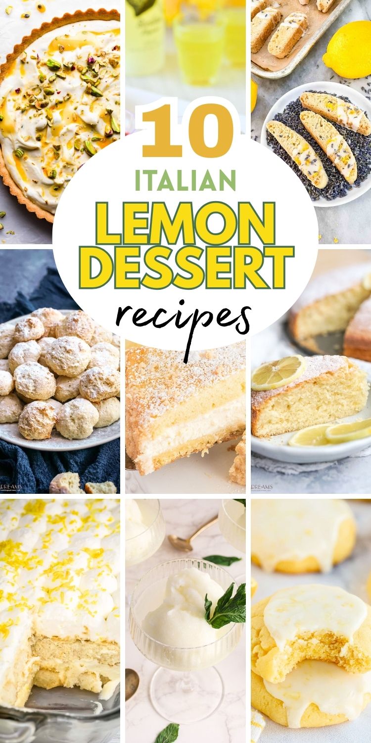 italian lemon desserts recipes.