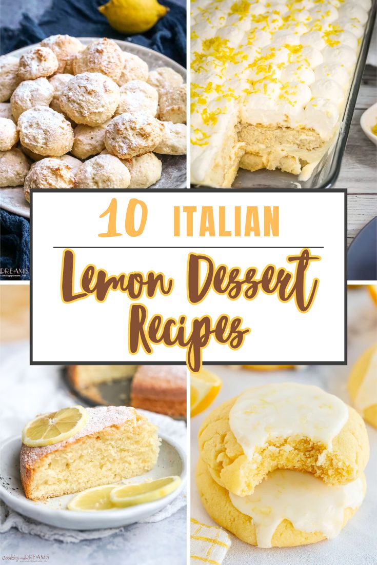 italian lemon desserts recipes.