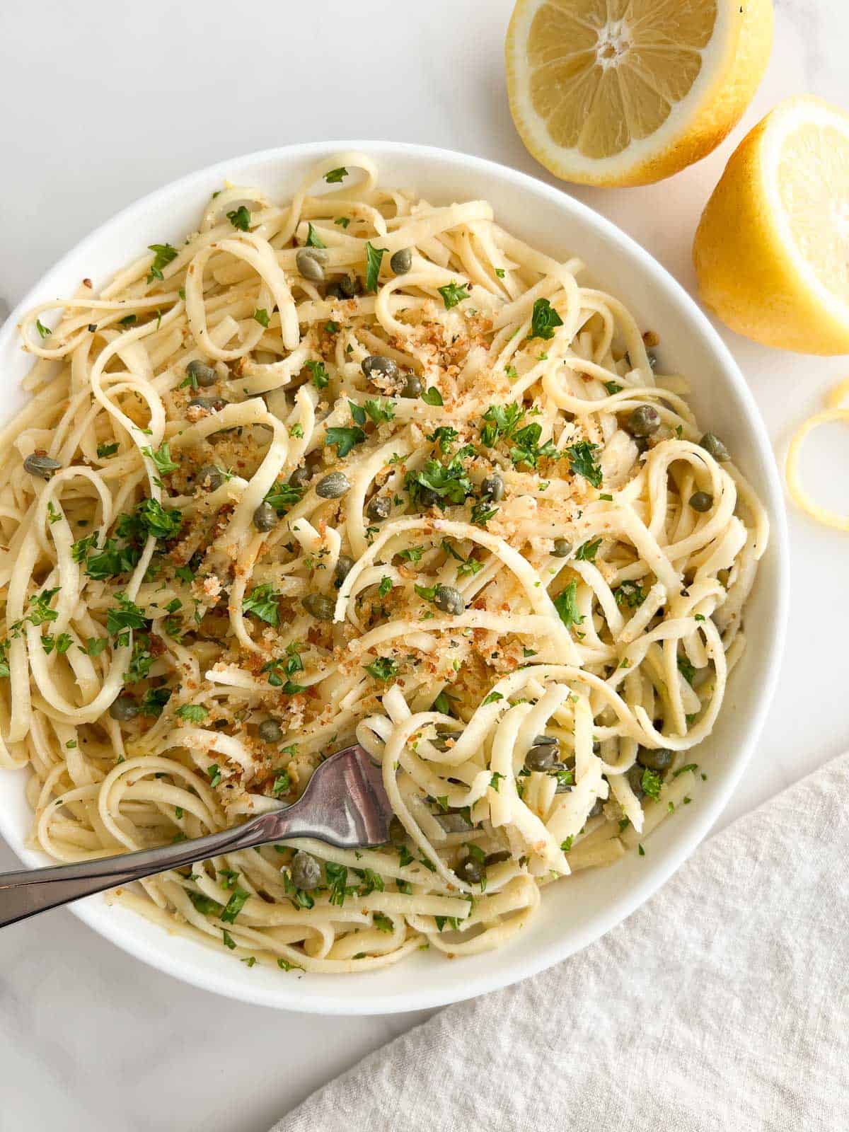 lemon caper pasta